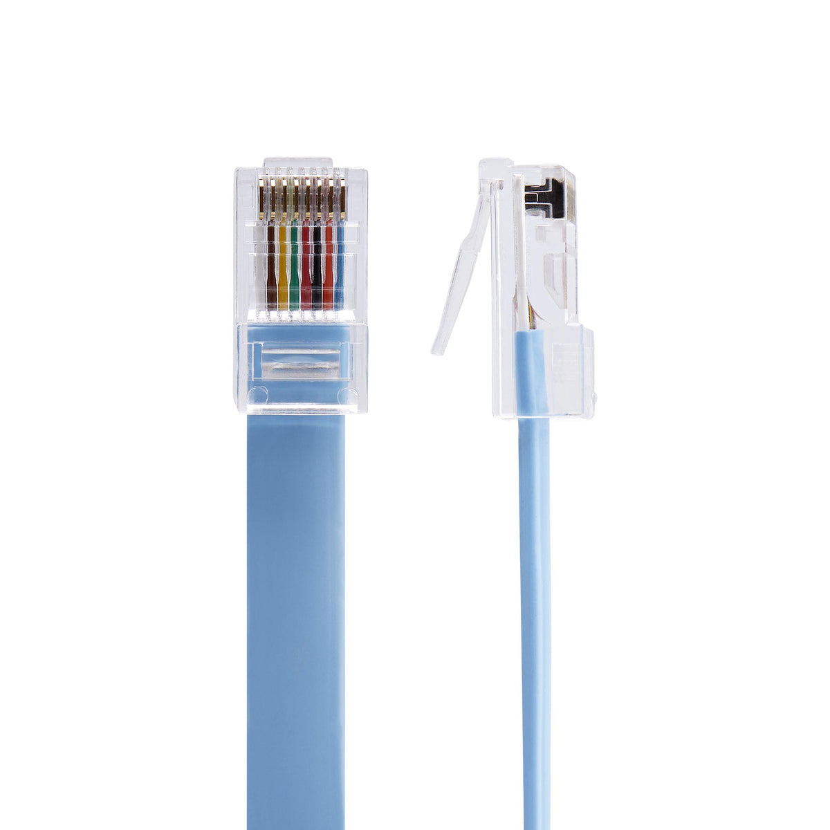 STARTECH networking cable Blue 1,8 m Flat (ROLLOVERMM6) - Cartouches Certifiees