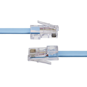 STARTECH networking cable Blue 1,8 m Flat (ROLLOVERMM6) - Cartouches Certifiees