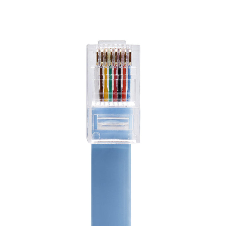 STARTECH networking cable Blue 1,8 m Flat (ROLLOVERMM6) - Cartouches Certifiees