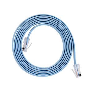 STARTECH networking cable Blue 1,8 m Flat (ROLLOVERMM6) - Cartouches Certifiees