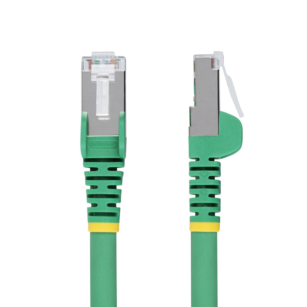 STARTECH networking cable Green 15,2 m S/FTP (S-STP) Round (NLGN-50F-CAT6A-PATCH) - Cartouches Certifiees