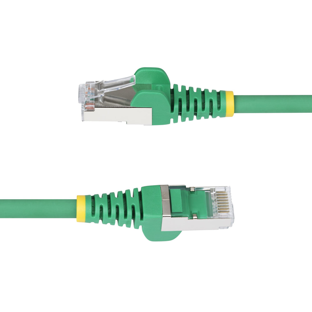 STARTECH networking cable Green 7,6 m S/FTP (S-STP) Round (NLGN-25F-CAT6A-PATCH) - Cartouches Certifiees