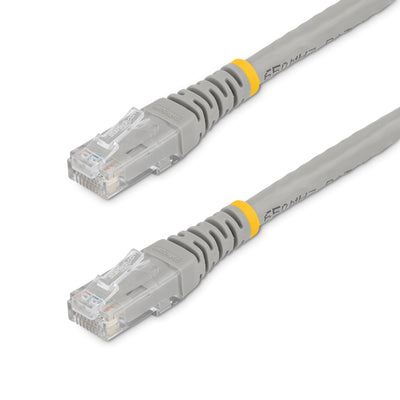 STARTECH networking cable Grey 10,67 m Cat6 U/UTP (UTP) (C6PATCH35GR) - Cartouches Certifiees