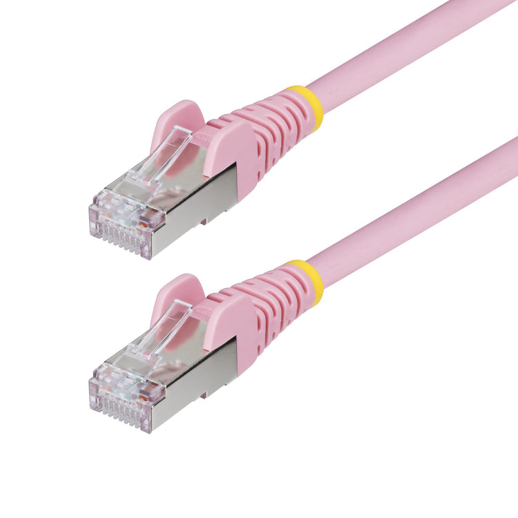 STARTECH networking cable Pink 0,2 m S/FTP (S-STP) Round (NLPN-6IN-CAT6A-PATCH) - Cartouches Certifiees