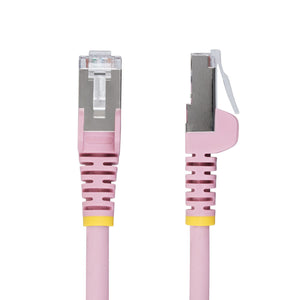 STARTECH networking cable Pink 1,8 m S/FTP (S-STP) Round (NLPN-6F-CAT6A-PATCH) - Cartouches Certifiees