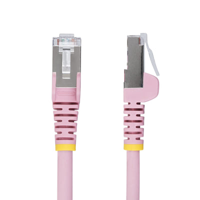 STARTECH networking cable Pink 1,8 m S/FTP (S-STP) Round (NLPN-6F-CAT6A-PATCH) - Cartouches Certifiees