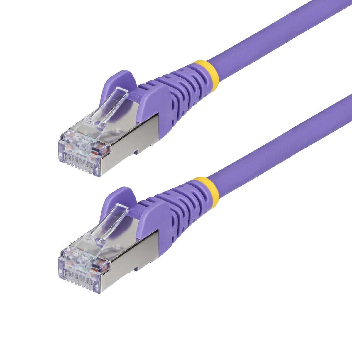 STARTECH networking cable Purple 0,305 m S/FTP (S-STP) Round (NLPL-1F-CAT6A-PATCH) - Cartouches Certifiees