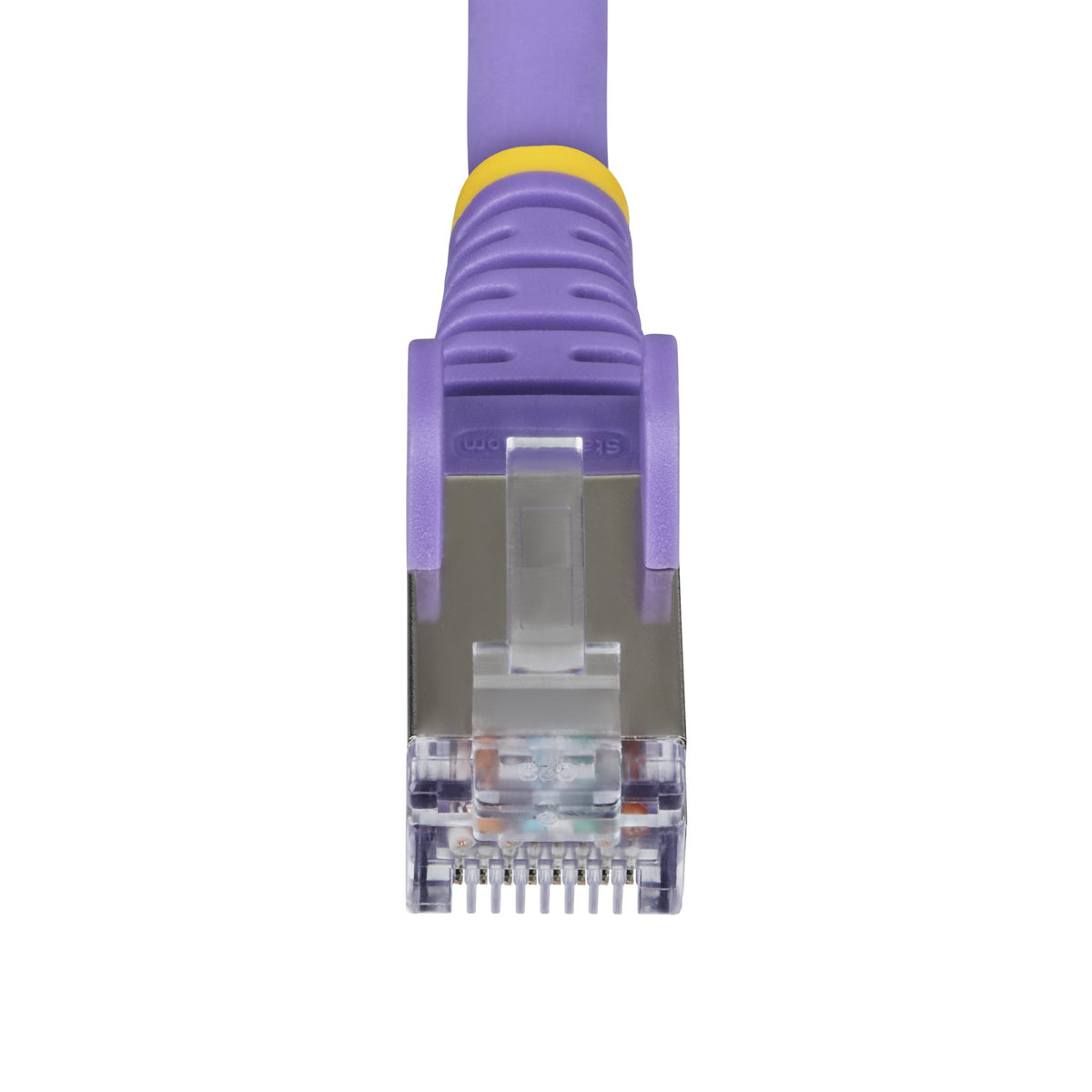 STARTECH networking cable Purple 0,305 m S/FTP (S-STP) Round (NLPL-1F-CAT6A-PATCH) - Cartouches Certifiees