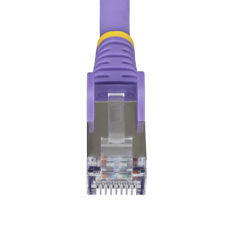 STARTECH networking cable Purple 0,305 m S/FTP (S-STP) Round (NLPL-1F-CAT6A-PATCH) - Cartouches Certifiees