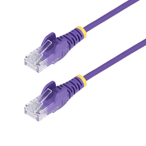 STARTECH networking cable Purple 0,6 m Cat6 U/UTP (UTP) Round (N6PAT2PLS) - Cartouches Certifiees