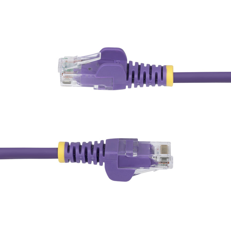 STARTECH networking cable Purple 0,6 m Cat6 U/UTP (UTP) Round (N6PAT2PLS) - Cartouches Certifiees