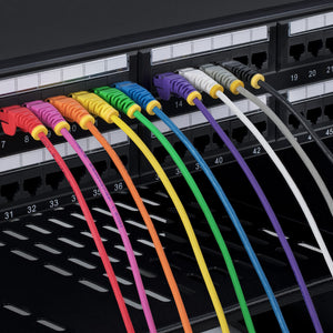 STARTECH networking cable Purple 0,6 m Cat6 U/UTP (UTP) Round (N6PAT2PLS) - Cartouches Certifiees