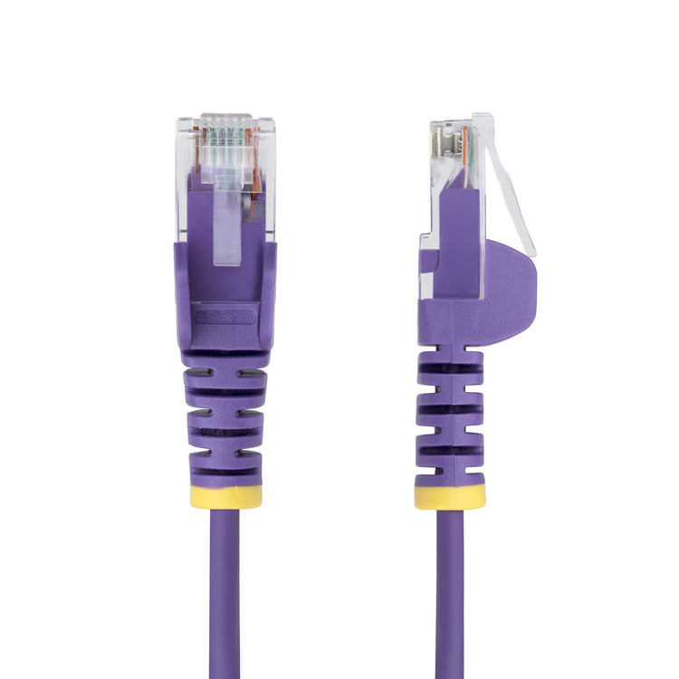 STARTECH networking cable Purple 1,2 m Cat6 U/UTP (UTP) Round (N6PAT4PLS) - Cartouches Certifiees