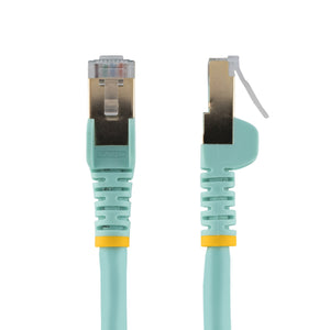 STARTECH networking cable Turquoise 1,2 m Cat6a (C6ASPAT4AQ) - Cartouches Certifiees