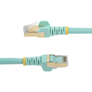 STARTECH networking cable Turquoise 1,2 m Cat6a (C6ASPAT4AQ) - Cartouches Certifiees