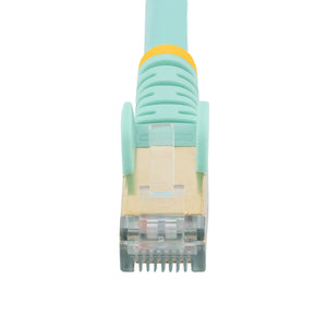 STARTECH networking cable Turquoise 1,2 m Cat6a (C6ASPAT4AQ) - Cartouches Certifiees