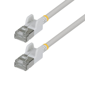 STARTECH networking cable White 1,524 m Cat6a U/FTP (STP) Round (N6APATSTP34WHS-5FT) - Cartouches Certifiees