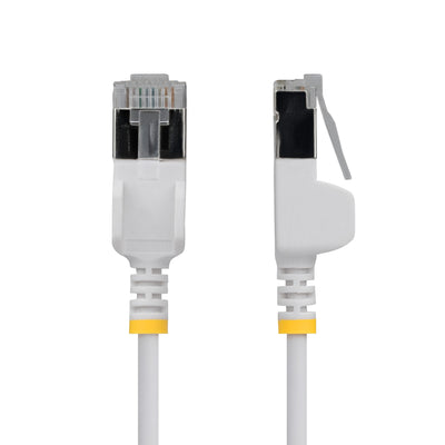 STARTECH networking cable White 1,524 m Cat6a U/FTP (STP) Round (N6APATSTP34WHS-5FT) - Cartouches Certifiees