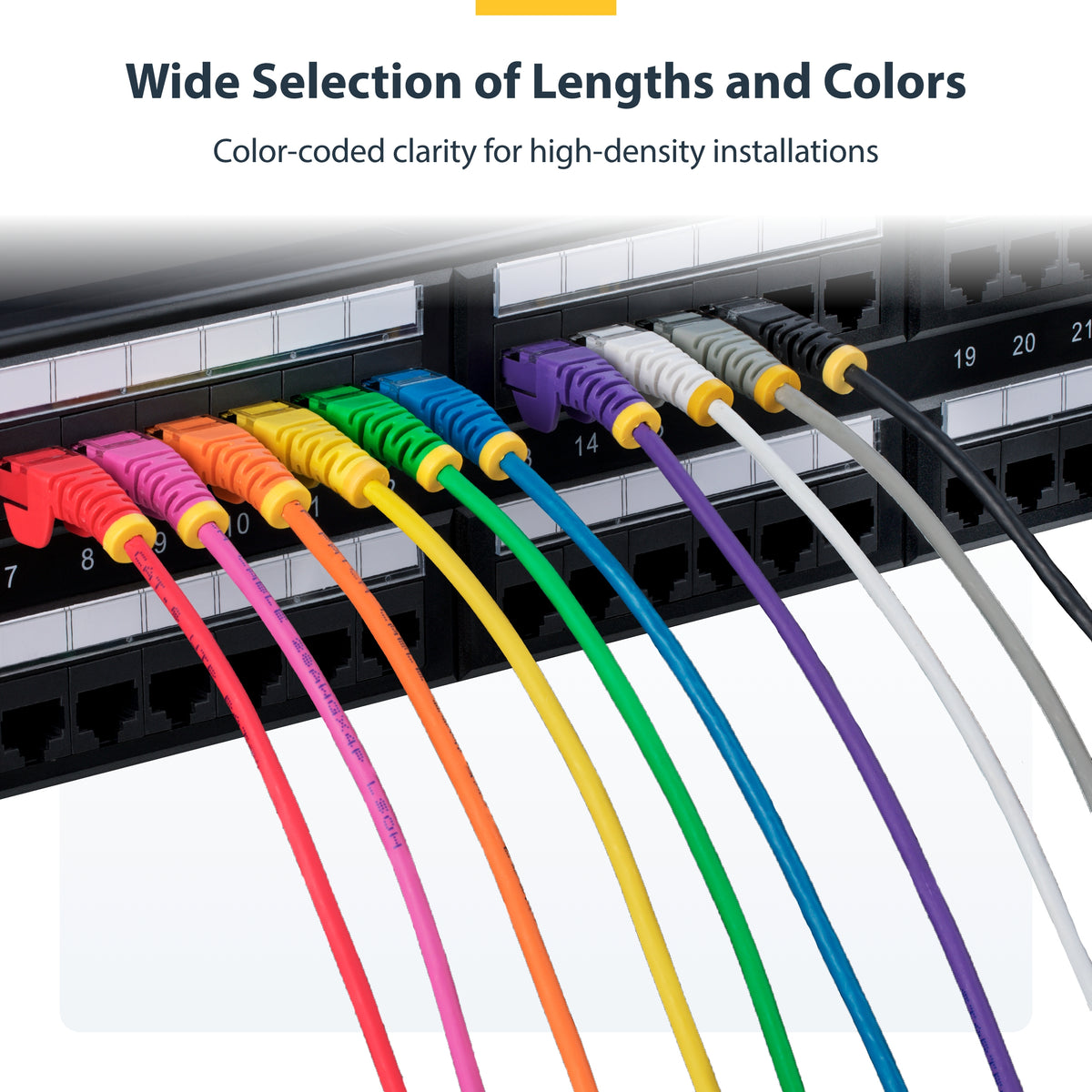 STARTECH networking cable Yellow 7,6 m Cat6 U/UTP (UTP) Round (N6PAT25YLS) - Cartouches Certifiees