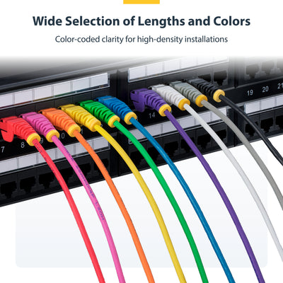 STARTECH networking cable Yellow 7,6 m Cat6 U/UTP (UTP) Round (N6PAT25YLS) - Cartouches Certifiees