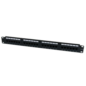 STARTECH patch panel 1U (C6PANEL24) - Cartouches Certifiees