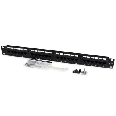 STARTECH patch panel 1U (C6PANEL24) - Cartouches Certifiees