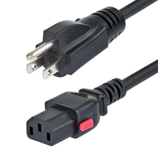 STARTECH power cable Black 0,91 m NEMA 5-15P C13 coupler (3FT-LC10A-POWERCORD)