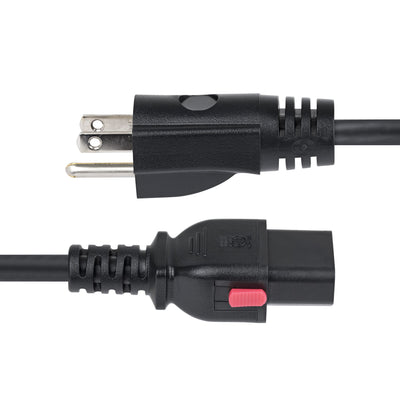 STARTECH power cable Black 0,91 m NEMA 5-15P C13 coupler (3FT-LC10A-POWERCORD) - Cartouches Certifiees