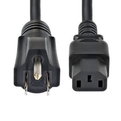 STARTECH power cable Black 0,91 m NEMA 5-15P C13 coupler (3FT-LC10A-POWERCORD) - Cartouches Certifiees