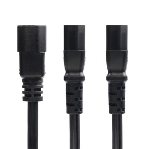 STARTECH power cable Black 1,8 m C14 coupler 2 x C13 coupler (8723-8600-POWER-CORD) - Cartouches Certifiees