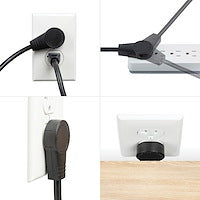 STARTECH power cable Black 1,8 m NEMA 5-15P NEMA 5-15R (RTPAC1016) - Cartouches Certifiees