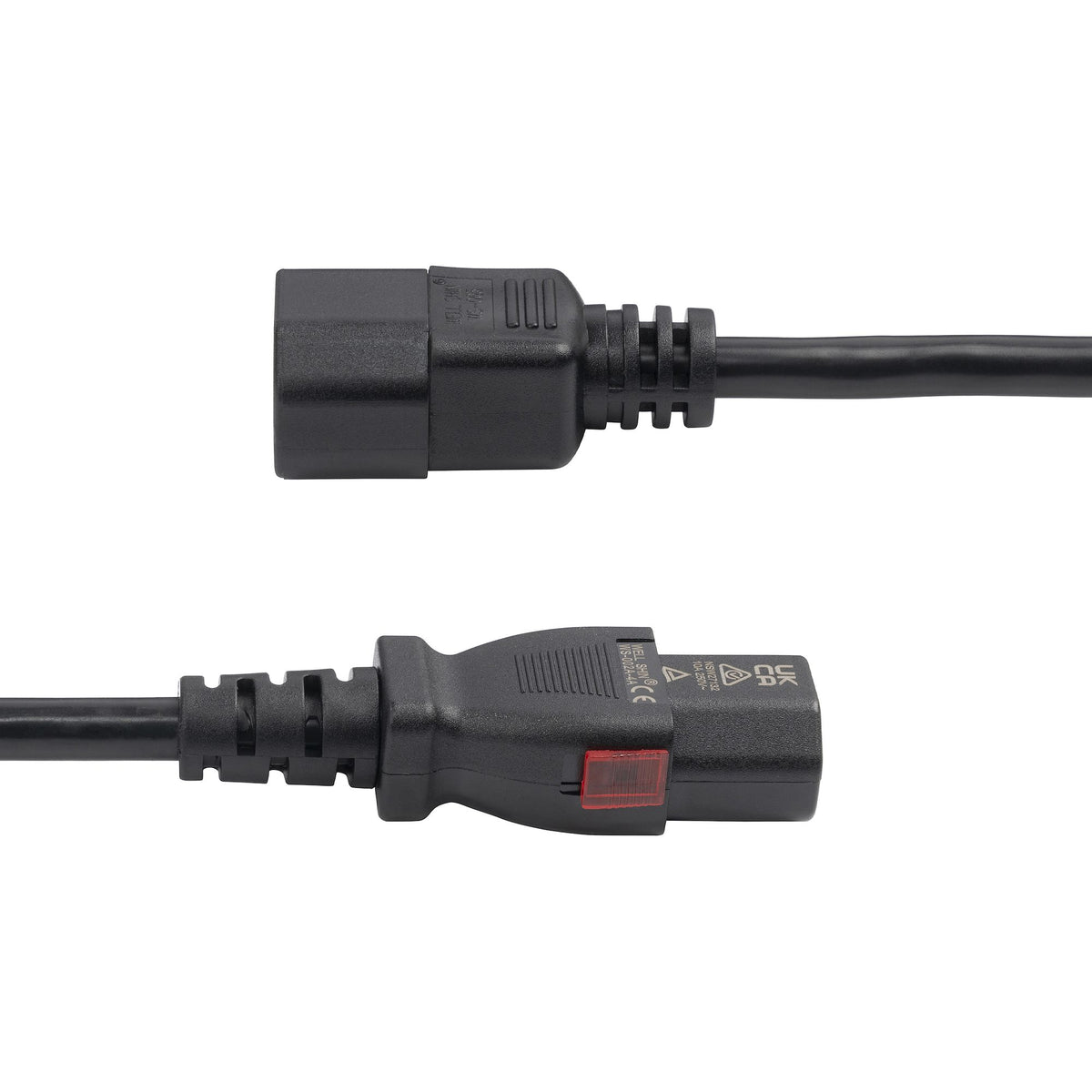 STARTECH power cable Black 3 m C14 coupler C13 coupler (87L3-8A00-POWER-CORD) - Cartouches Certifiees