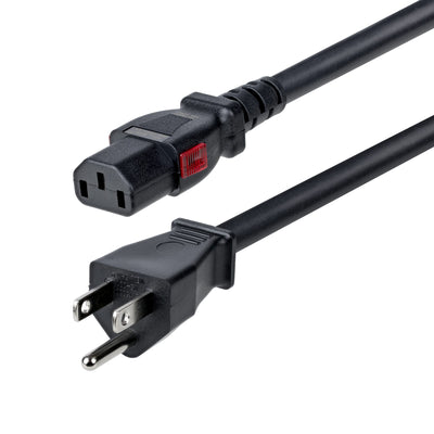 STARTECH power cable Black 4,5 m NEMA 5-15P C13 coupler (15FT-LC15A-POWERCORD) - Cartouches Certifiees