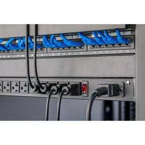 STARTECH power distribution unit (PDU) 10 AC outlet(s) 1U Black (RKPW101920) - Cartouches Certifiees
