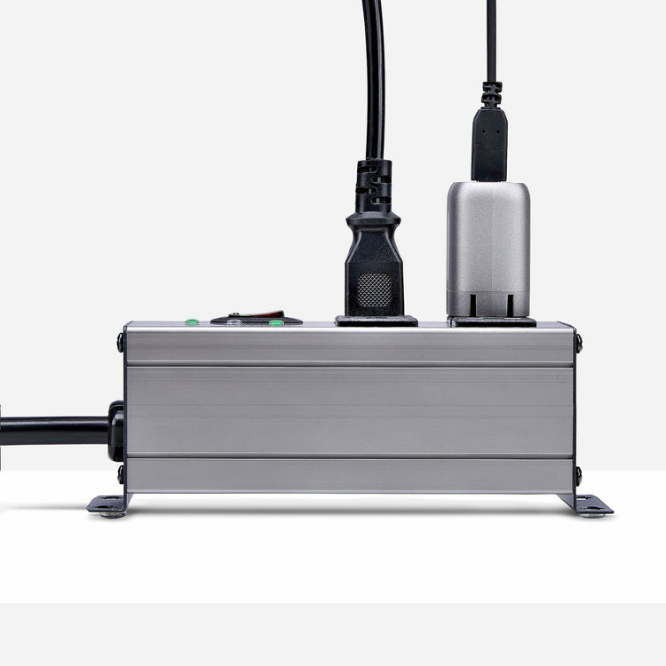 STARTECH power distribution unit (PDU) 4 AC outlet(s) Grey (4N515S8-POWER-STRIP) - Cartouches Certifiees
