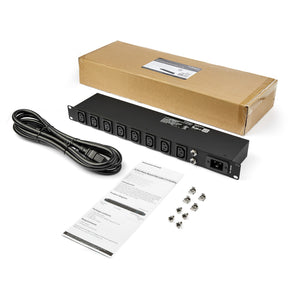 STARTECH power distribution unit (PDU) 8 AC outlet(s) 1U Black (PDU08C13H) - Cartouches Certifiees