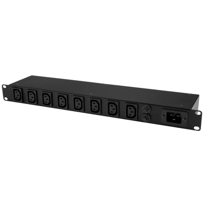 STARTECH power distribution unit (PDU) 8 AC outlet(s) 1U Black (PDU08C13H) - Cartouches Certifiees