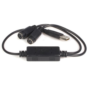STARTECH PS/2 cable 0,435 m Black (USBPS2PC) - Cartouches Certifiees