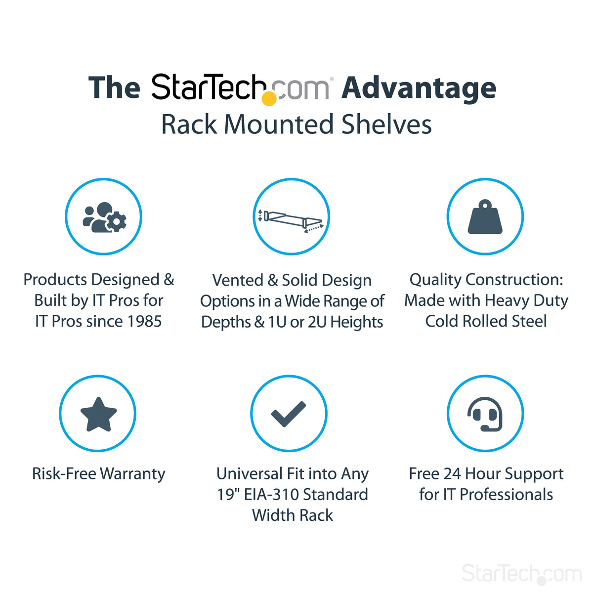 STARTECH rack accessory Rack shelf (CABSHELF116) - Cartouches Certifiees