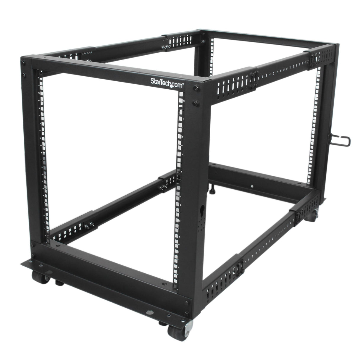 STARTECH rack cabinet 12U Freestanding rack Black (4POSTRACK12U) - Cartouches Certifiees