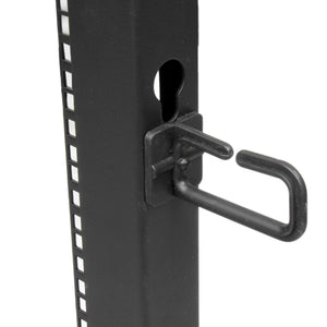 STARTECH rack cabinet 12U Freestanding rack Black (4POSTRACK12U) - Cartouches Certifiees