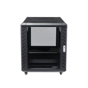 STARTECH rack cabinet 12U Freestanding rack Black (RK1236BKF) - Cartouches Certifiees