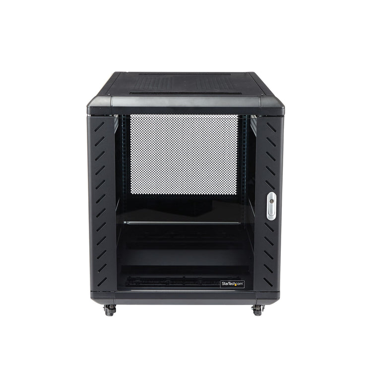 STARTECH rack cabinet 12U Freestanding rack Black (RK1236BKF) - Cartouches Certifiees