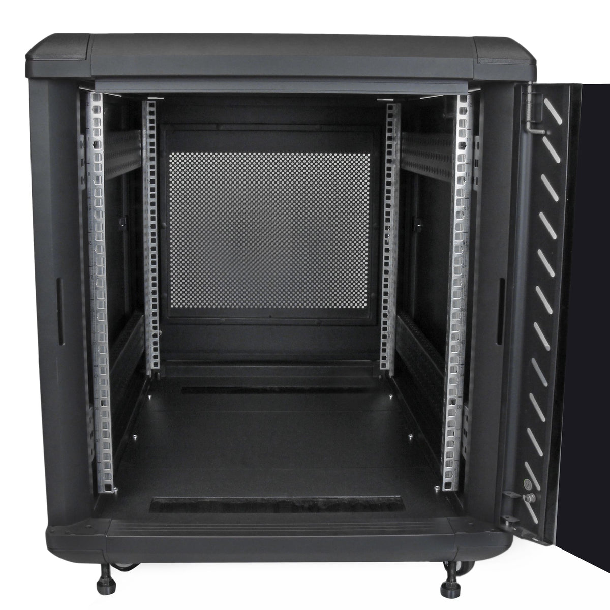STARTECH rack cabinet 12U Freestanding rack Black (RK1236BKF) - Cartouches Certifiees