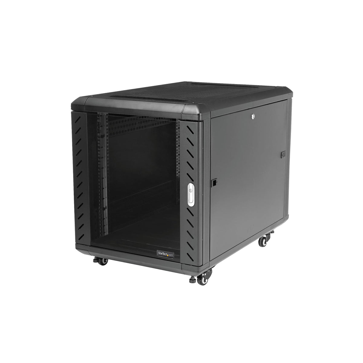 STARTECH rack cabinet 12U Freestanding rack Black (RK1236BKF) - Cartouches Certifiees