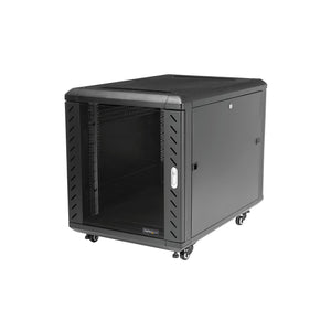 STARTECH rack cabinet 12U Freestanding rack Black (RK1236BKF) - Cartouches Certifiees