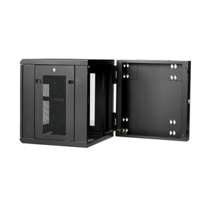 STARTECH rack cabinet 12U Wall mounted rack Black (RK1224WALHM) - Cartouches Certifiees