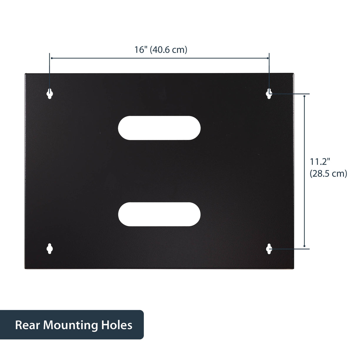 STARTECH rack cabinet 8U Wall mounted rack Black (WALLMOUNT8) - Cartouches Certifiees