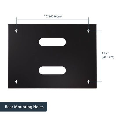 STARTECH rack cabinet 8U Wall mounted rack Black (WALLMOUNT8) - Cartouches Certifiees