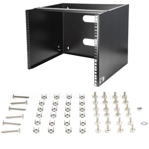 STARTECH rack cabinet 8U Wall mounted rack Black (WALLMOUNT8) - Cartouches Certifiees